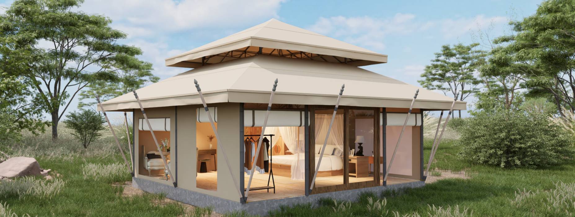 六盘户外野奢帐篷